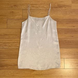 Aritzia Babaton Gold/Champagne Silky Slip Dress - Medium